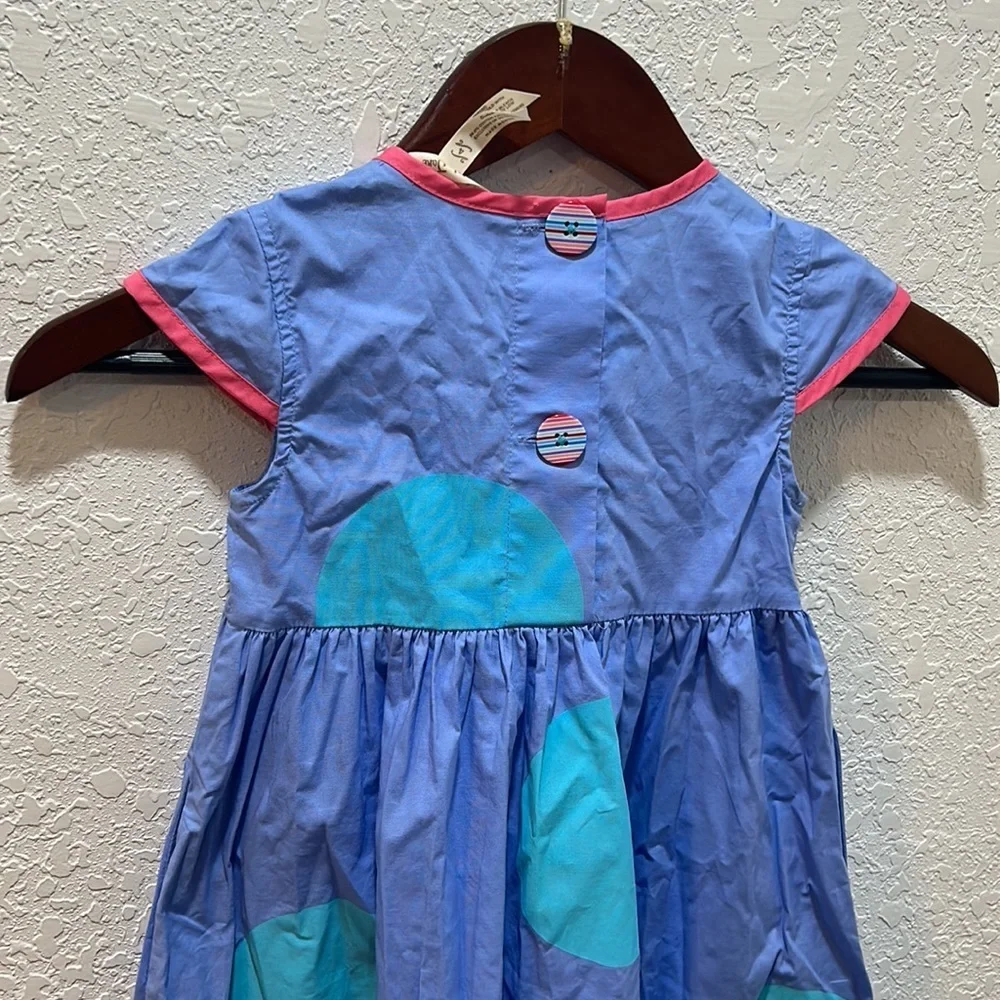 Matilda Jane pink & blue girls dress size 4 GUC
